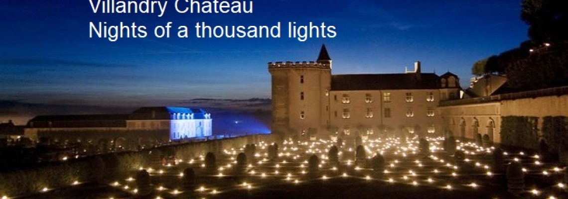 Thousands of candles illuminate Villandry Chateau - 7 & 8 July, 4 & 5 August